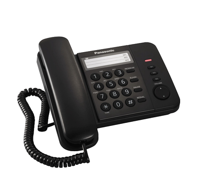 Телефон проводной Panasonic KX-TS2352RUB