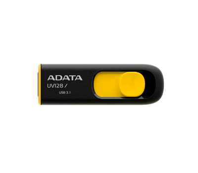 USB-флешка ADATA 16Gb UV128 Black/Yellow USB 3.0