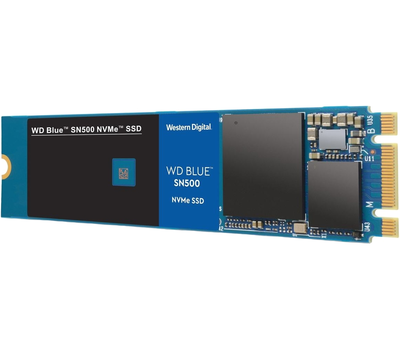 SSD накопитель WD Blue 250 ГБ M.2 SN500 WDS250G1B0C