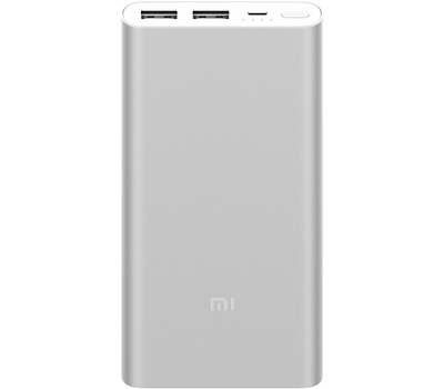 Портативное зарядное устройство Xiaomi Mi Power Bank 2S 10000 mAh Silver