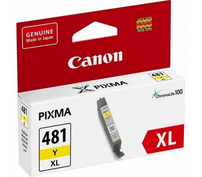 Картридж струйный Canon CLI-481Y XL Yellow 2046C001