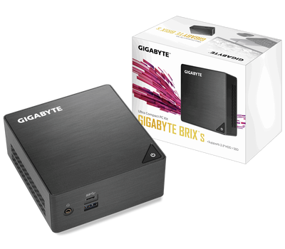 Неттоп Gigabyte Brix GB-BLCE-4105 Celeron J4105 DDR4 Wi-Fi