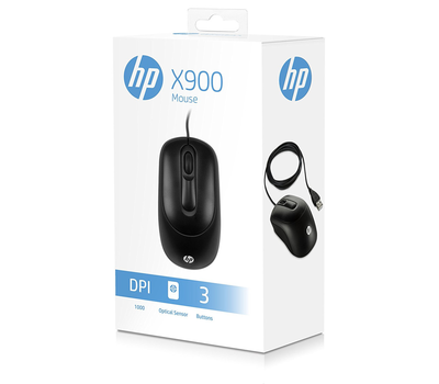 Мышь HP X900 Wired Mouse V1S46AA