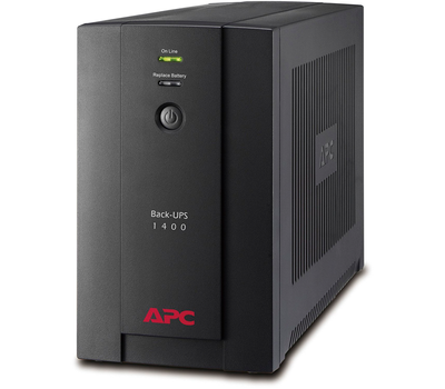 ИБП APC Back-UPS BX, Line-Interactive, 1400VA / 700W, Tower, IEC, USB BX1400UI