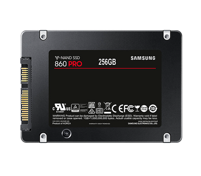 SSD накопитель Samsung 860 PRO SATA III 256GB MZ-76P256BW