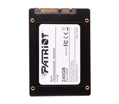 SSD накопитель 2.5" Patriot 240GB SATA III BURST 555/500 PBU240GS25SSDR