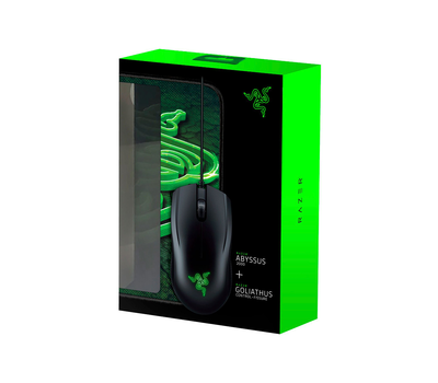 Компьютерная мышь + коврик Razer Abyssus 2000 + Goliathus Control Fissure