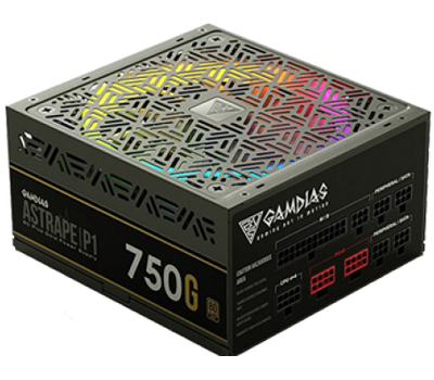 Блок питания ПК  900W GAMDIAS ASTRAPE P1-750G 80PLUS GOLD