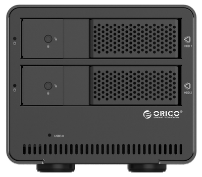 Док-станция HDD 3.5" ORICO 9528U3-V1-EU-BK USB3.0, SATAIII, HDDx2