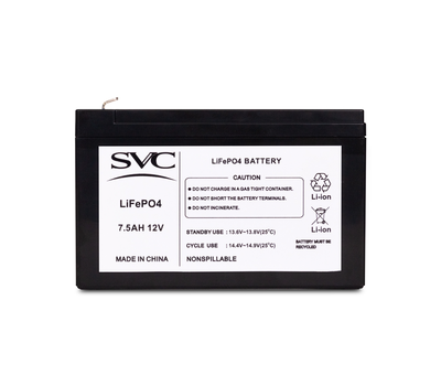 Батарея SVC 12V 7.5Ah LiFePO4
