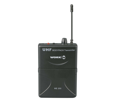 Беспроводной петличный микрофон WORK WRD 255/2, 1 канал UHF
