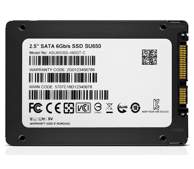 SSD накопитель 240 Gb ADATA Ultimate SU650 ASU650SS-240GT-R SATA 6Gb/s 2.5" 3D TLC