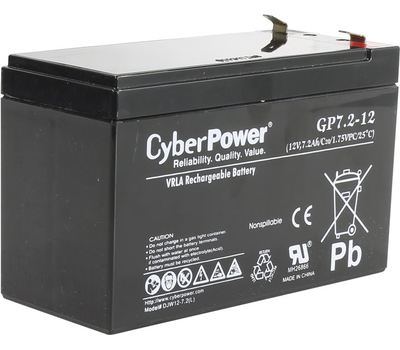 Аккумулятор CyberPower GP7.2-12 12V/7.2Ah
