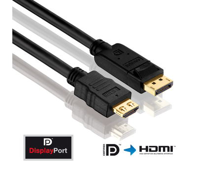 Кабель переходной PureLink PI5100-050, DP to HDMI, 5м
