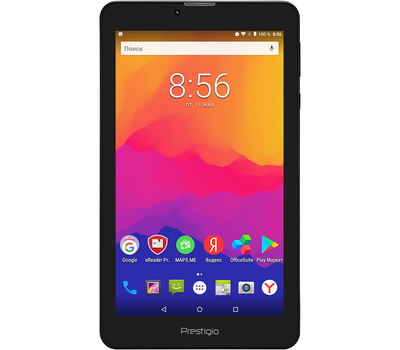 Планшет Prestigio MultiPad Wize 3437 4G 1.0GHz 7.0" 1Gb RAM/16Gb ROM microSD Black PMT3437_4G_D