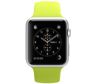 Смарт-часы Apple Watch Sport 38mm, 8Gb Silver-Green MJ2U2