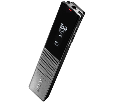 Диктофон цифровой Sony ICD-TX650B, 16Gb, MP3/AAC/WMA/WAV, OLED, USB, Li-Ion, Black