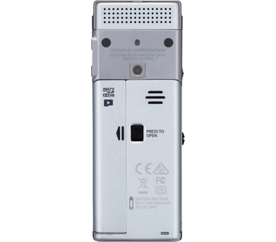Диктофон цифровой Olympus DM-720, 4Gb, MP3/WAV/PCM, 1.36", USB, Silver + 5 аудиокниг