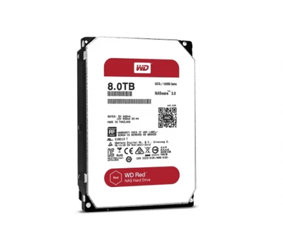Жесткий диск WD RED WD80EFAX 8ТБ 3,5" 5400RPM 256MB (SATA-III) NAS Edition