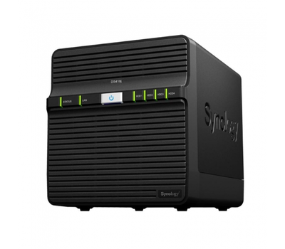 Сетевой RAID-накопитель, Synology DS418j  4xHDD NAS-сервер для дома и бизнеса