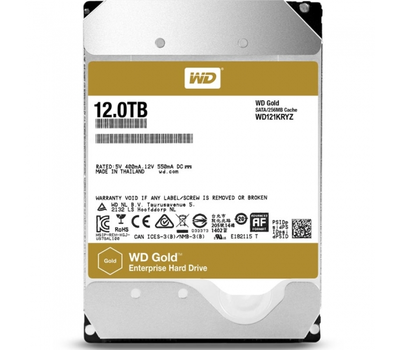 Жесткий диск WD GOLD WD121KRYZ 12ТБ 3,5" 7200RPM 256MB (SATA-III)