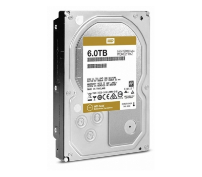 Жесткий диск WD GOLD WD6002FRYZ 6ТБ 3,5" 7200RPM 128MB 512E/4K(SATA-III)
