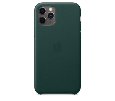 Чехол Apple iPhone 11 Pro Leather Case Forest Green MWYC2