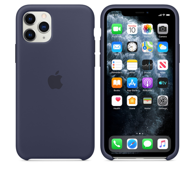 Чехол Apple iPhone 11 Pro Silicone Case Midnight Blue MWYJ2