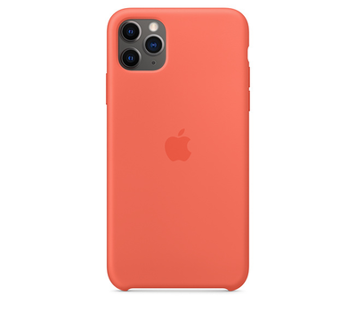 Чехол Apple iPhone 11 Pro Max Silicone Case Clementine (Orange) MX022