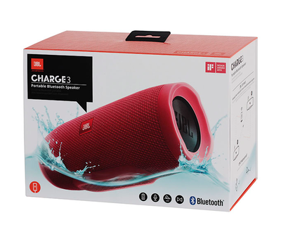Колонки JBL Charge 3 (2.0) Red Bluetooth, USB