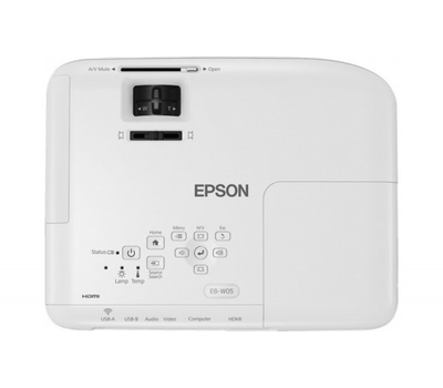 Проектор Epson EB-W05, LCD, 3300lm, 15000:1, WXGA, V11H840040