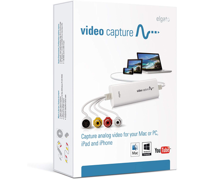 Плата видеозахвата Elgato Video Capture, MPEG-4/H-264, S-Video, RCA, USB