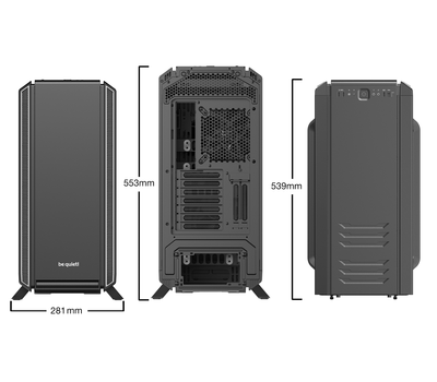 Корпус be quiet! Silent Base 801 Win, Mid Tower, Black-Silver