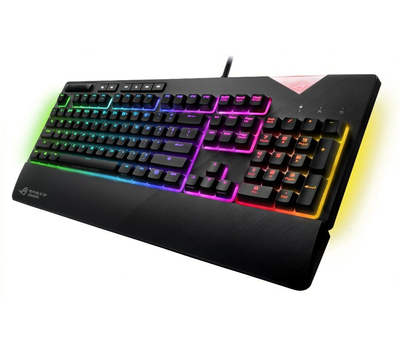 Клавиатура Asus ROG Strix Flare, Multimedia, Gaming, Steel Grey, USB, Backlight