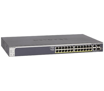 Коммутатор 24 port Netgear GS728TXP-100NES, 2хGigabit Ethernet SFP, PoE