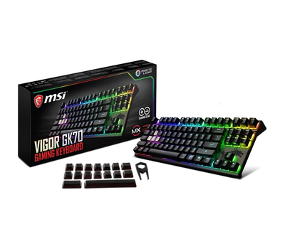 Клавиатура MSI Vigor GK70, Gaming, Black-Grey, USB