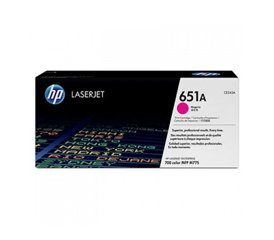 Картридж HP CE343A 651A Magenta LaserJet Toner Cartridge for LaserJet 700 Color MFP 775, up to 16000 pages.