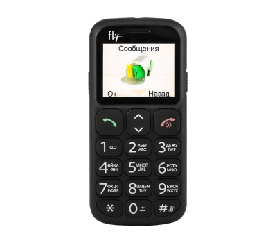 Мобильный телефон Fly Ezzy 7, 32Mb, Black