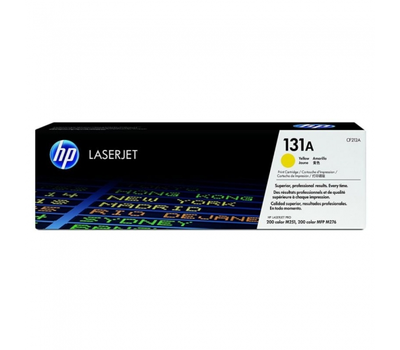 Картридж лазерный HP CF212A 131A Yellow LaserJet Toner Cartridge for LaserJet Pro 200 M251/Pro 200 M276, up to 1800 pages.