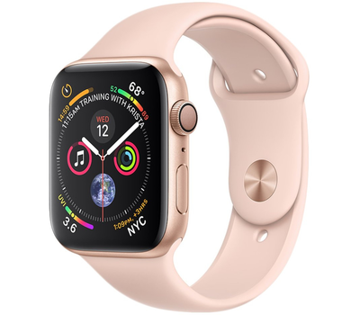 Смарт-часы Apple Watch Series 4 GPS, 40mm Gold Aluminium Case with Pink Sand Sport Band MU682GK/A