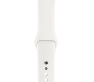 Смарт-часы Apple Watch Series 3 GPS, 38mm Silver Aluminium Case with White Sport Band MTEY2GK/A
