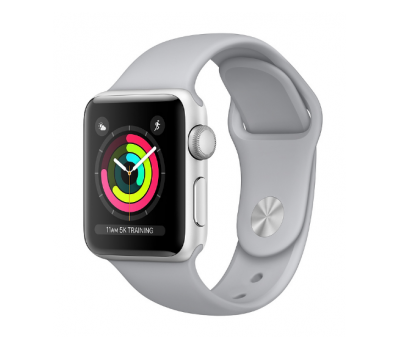 Смарт-часы Apple Watch Series 3 GPS, 38mm Silver Aluminium Case Only (Demo - Try On) 3D209RU/A