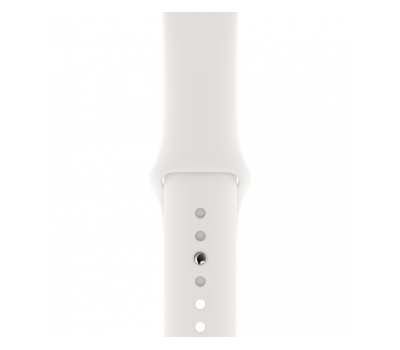 Смарт-часы Apple Watch Series 4 GPS, 44mm Silver Aluminium Case with White Sport Band MU6A2GK/A
