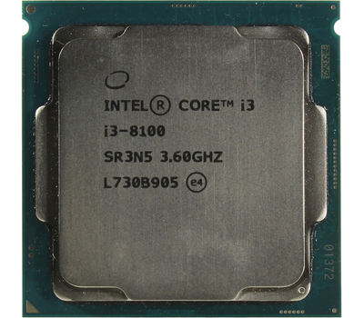 Процессор Intel Core i3 8100 3.6 GHz