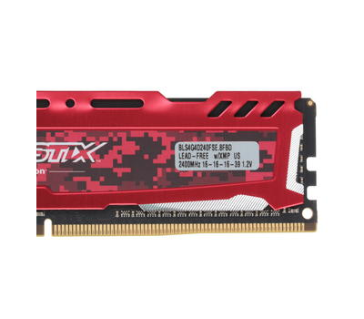 Оперативная память 4GB DDR4 2400MHz Crucial Ballistix Sport LT Red