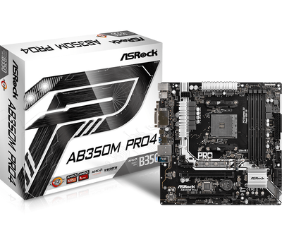 Материнская плата ASRock AB350M PRO4