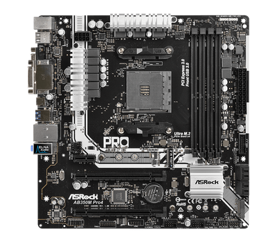 Материнская плата ASRock AB350M PRO4