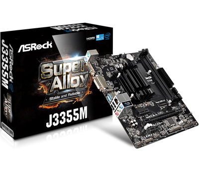 Материнская плата с процессором ASRock J3355M Intel Dual-Core J3355