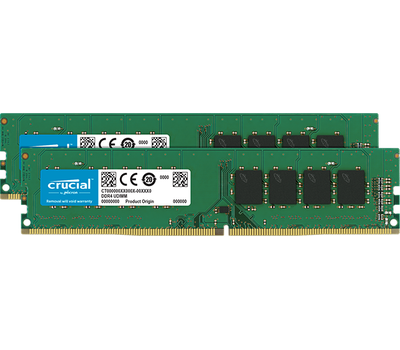 Оперативная память 16GB KIT (2x8Gb) DDR4 2400MHz Crucial CT2K8G4DFS824A