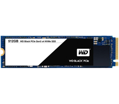 SSD накопитель 512GB WD BLACK M.2 2280 PCI-E Gen3x4 WDS512G1X0C